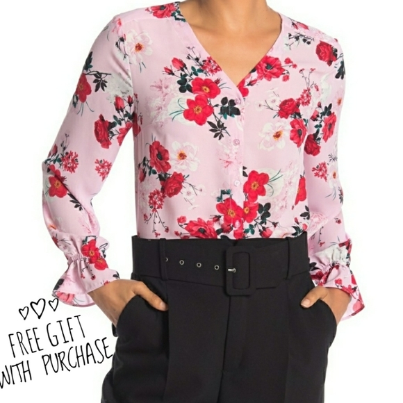 ᴛ ᴛᴀʜᴀʀɪ ᴘɪɴᴋ ғʟᴏʀᴀʟ ʙʟᴏᴜsᴇ - Picture 2 of 10